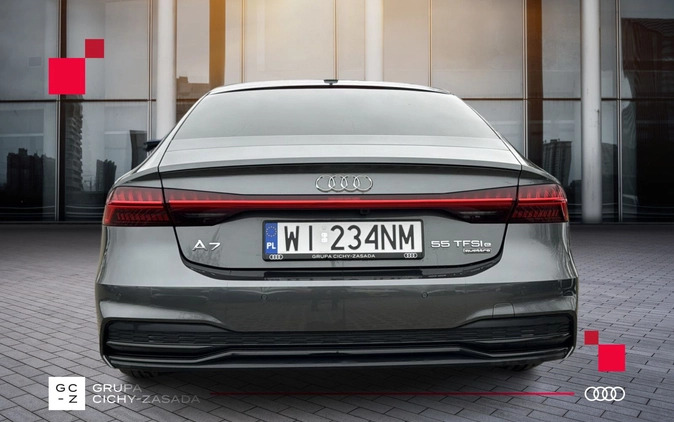 Audi A7 cena 333464 przebieg: 4918, rok produkcji 2023 z Radłów małe 742